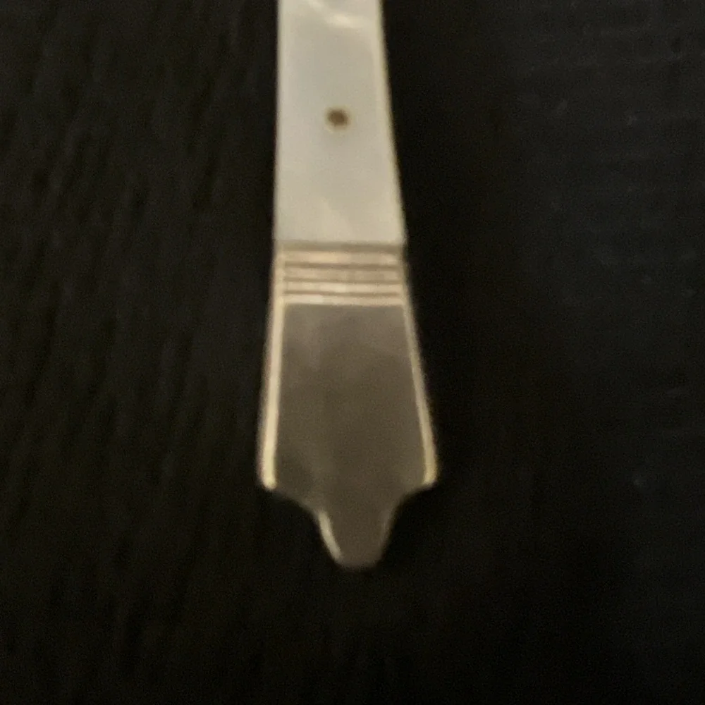 Vintage Mother Of Pearl Handled Specialty Serving Utensil 6
